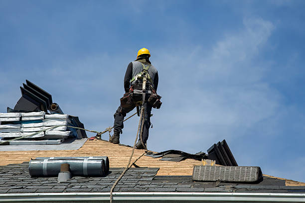 Professional Roof Replacement technician working in Staunton, VA